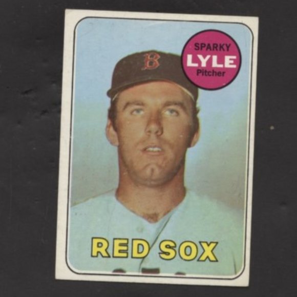 1969 TOPPS BASEBALL SPARKY LYLE ROOKIE CARD BOSTON RED SOX - Picture 1 of 1